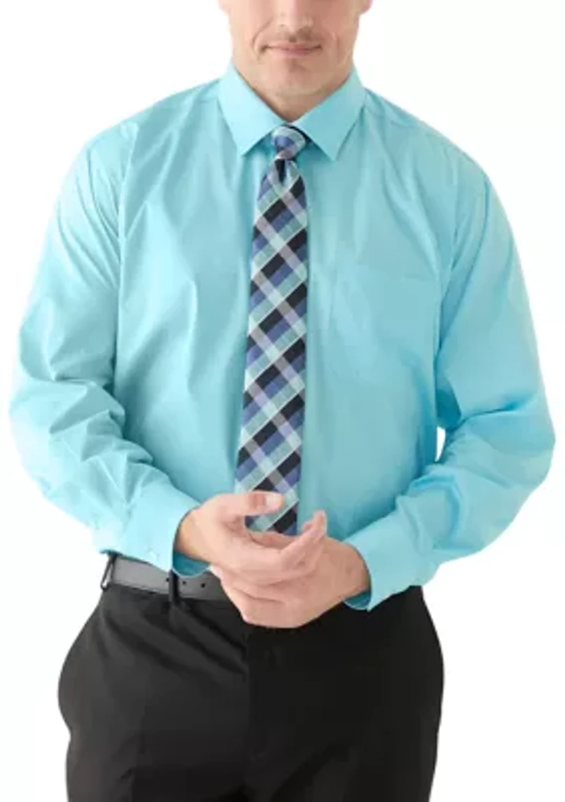 Men's Big Fashion Shirt and Tie Box Set