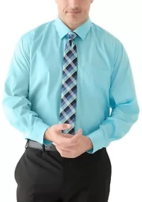 Men's Big Fashion Shirt and Tie Box Set