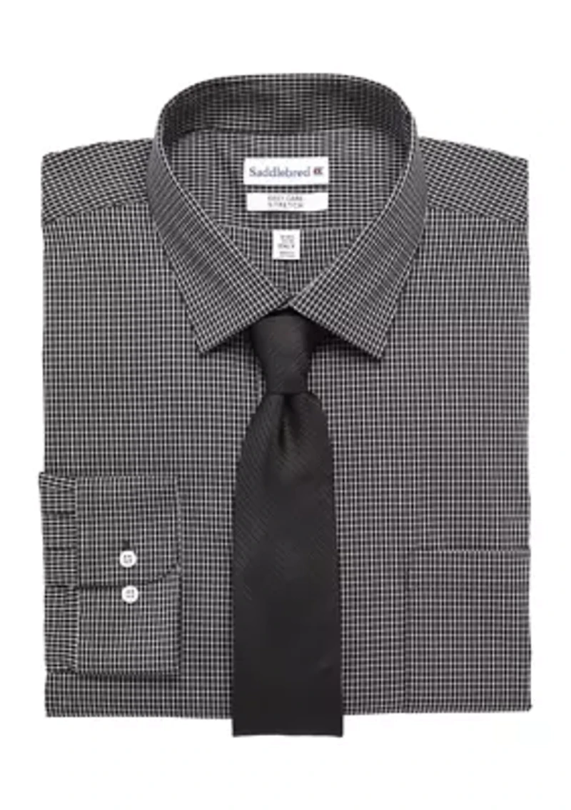 Men's Big Shirt and Tie Set