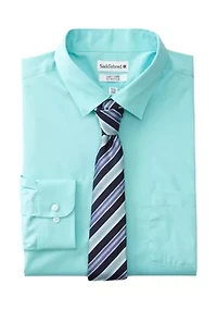 Men's Big Shirt and Tie Set
