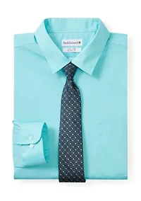 Men's Big Fashion Shirt with Tie Box Set