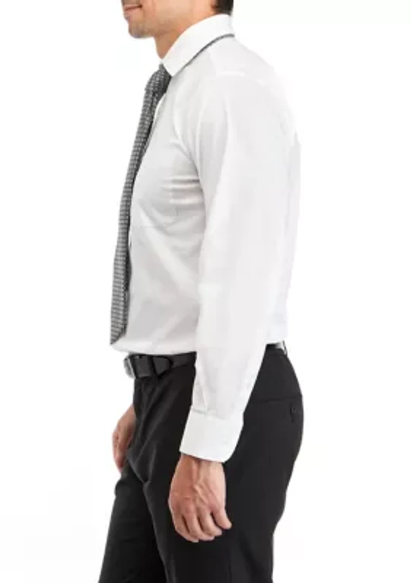 Stretch Dress Shirt and Tie Set