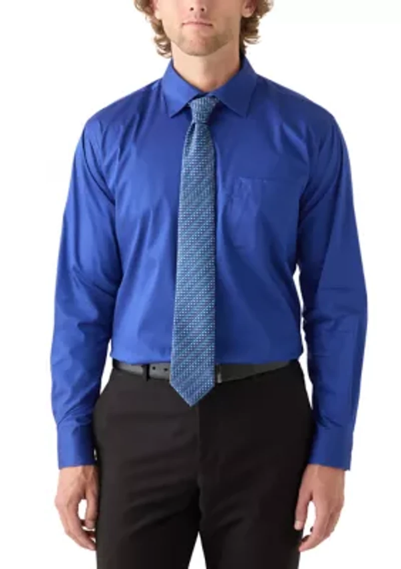 Men's Royal Blue Dress Shirt