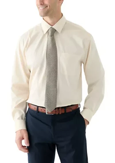 Woven Button Down Shirt and Tie Set