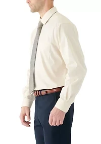 Woven Button Down Shirt and Tie Set