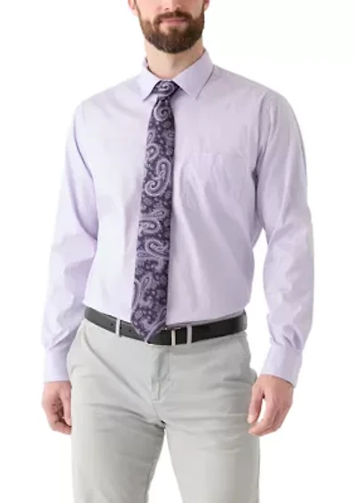 Printed Tie and Dress Shirt Set