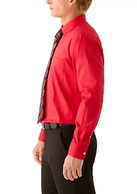 Men's 2 Piece Shirt and Tie Set