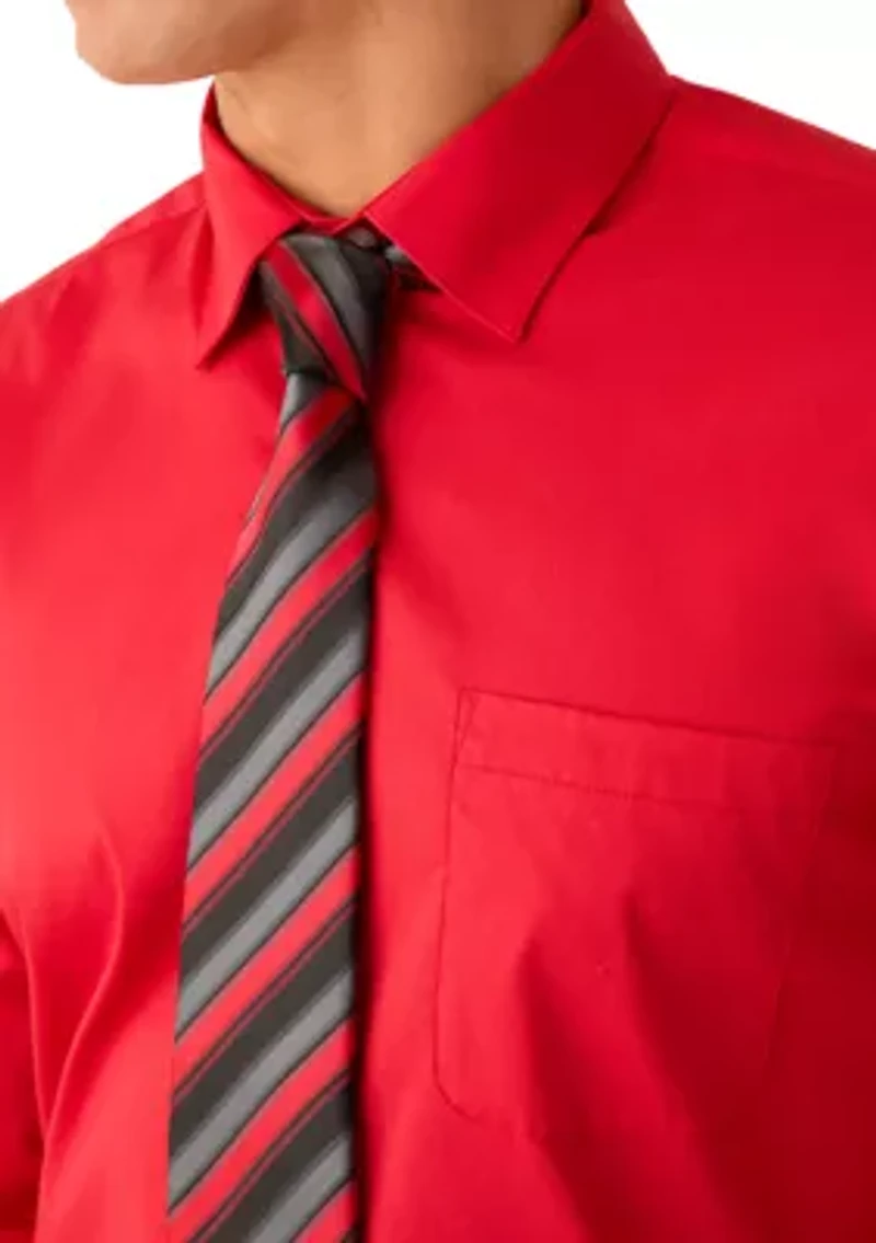Men's 2 Piece Shirt and Tie Set