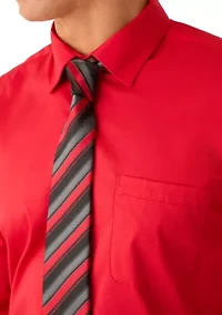 Men's 2 Piece Shirt and Tie Set