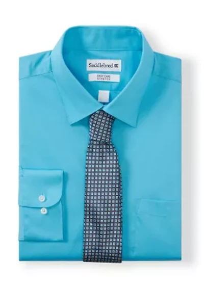 Men's Button Down Shirt and Tie Set