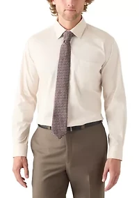 Long Sleeve Dress Shirt and Printed Tie Set