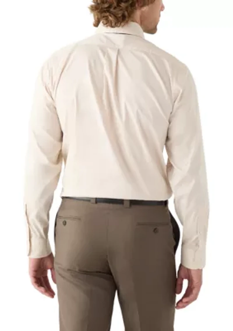 Long Sleeve Dress Shirt and Printed Tie Set