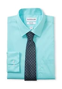Men's Dress Shirt and Tie Set