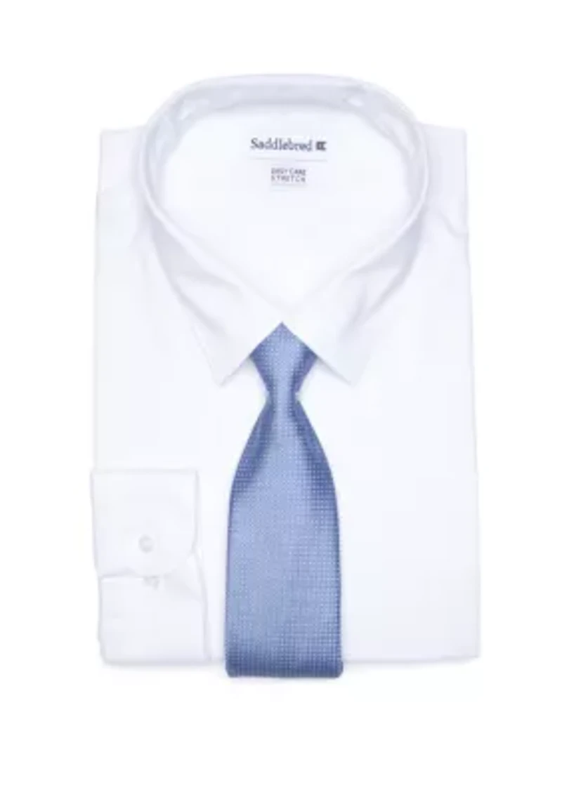 Big & Tall Allover Stretch Dress Shirt