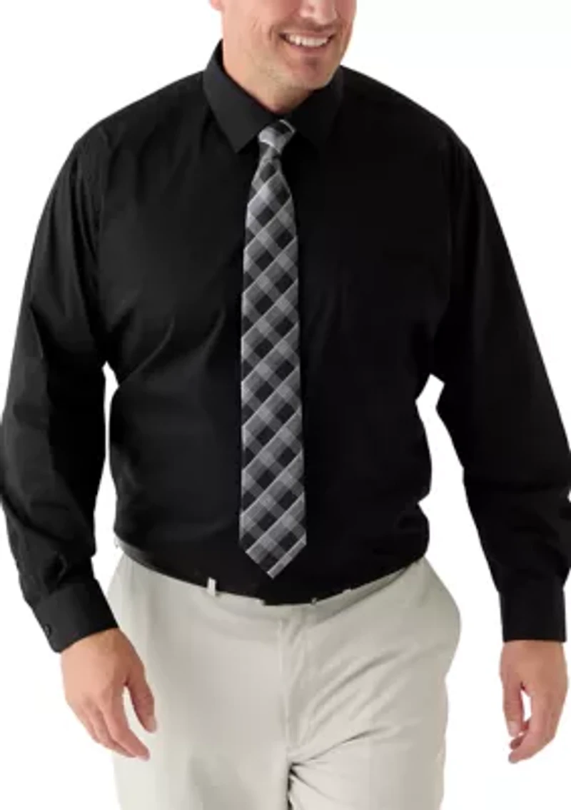 Big & Tall Fashion Shirt and Tie Box Set