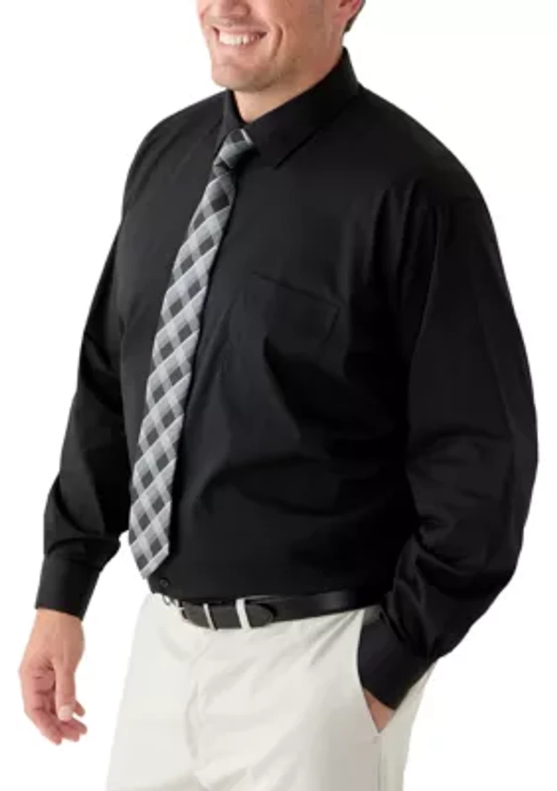 Big & Tall Fashion Shirt and Tie Box Set