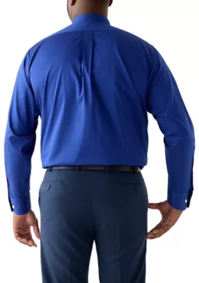 Big & Tall Fashion Dress Shirt with Printed Tie