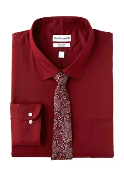 Men's Tall Shirt and Tie Set