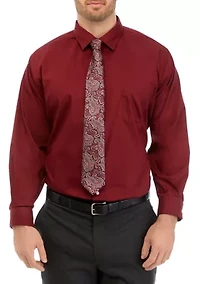 Men's Tall Shirt and Tie Set