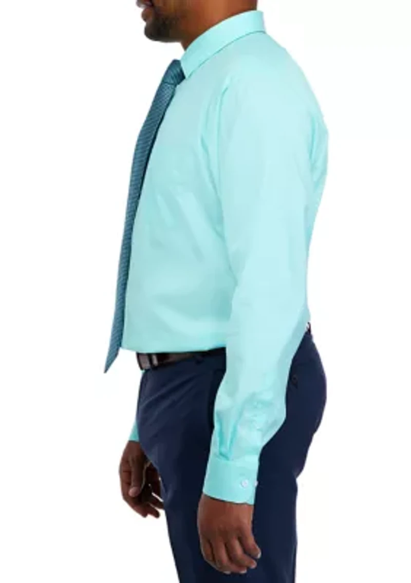 Big & Tall Collared Shirt and Tie Set