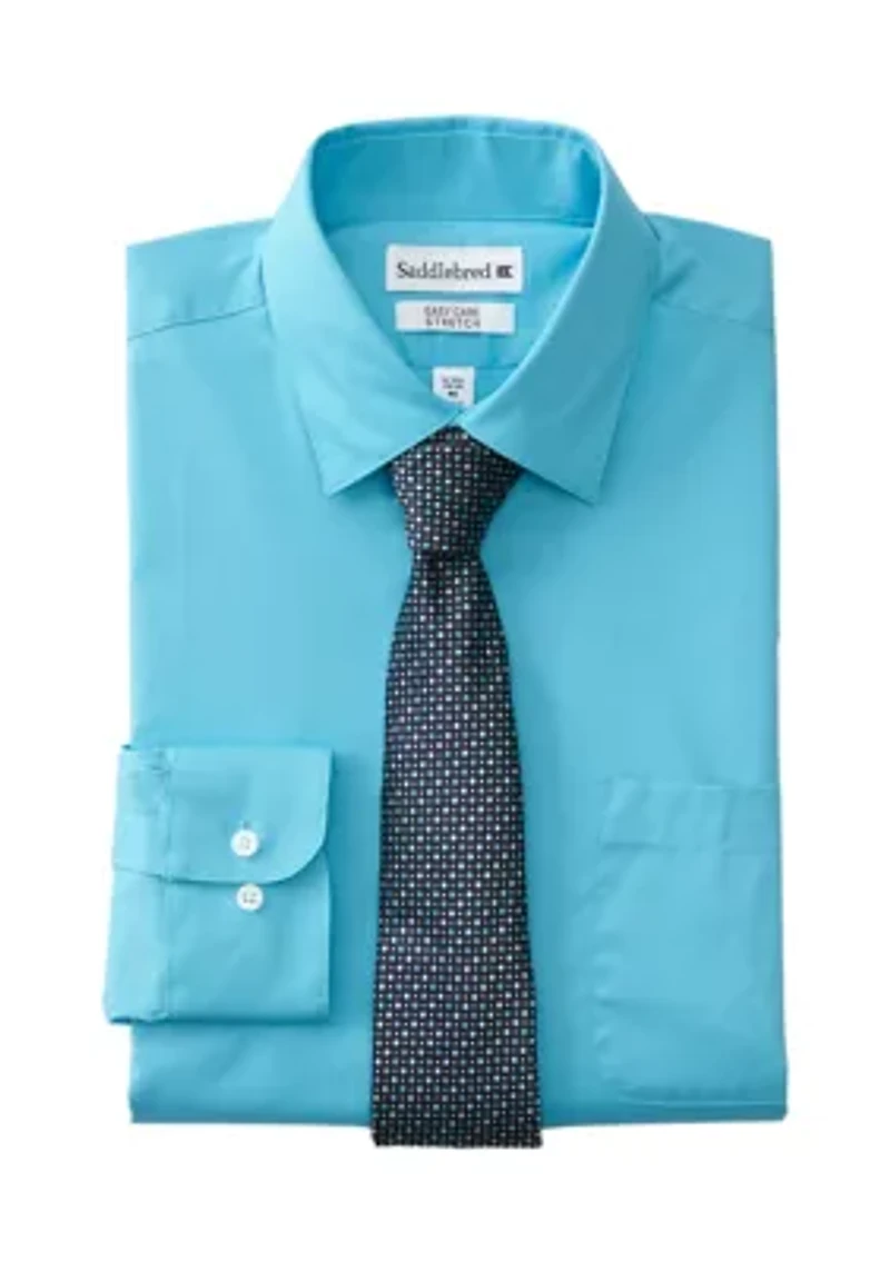 Big & Tall Shirt and Tie Set