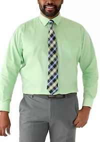 Men's Tall Button Down Shirt and Tie Set