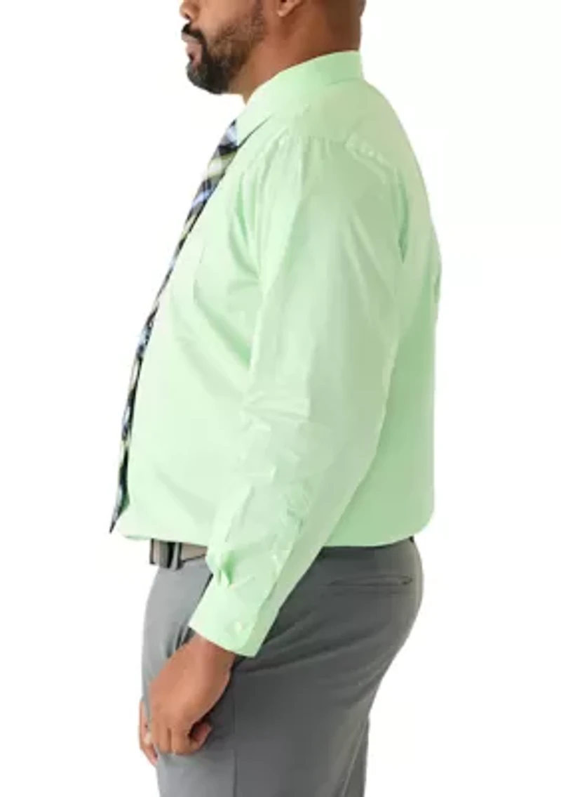 Men's Tall Button Down Shirt and Tie Set