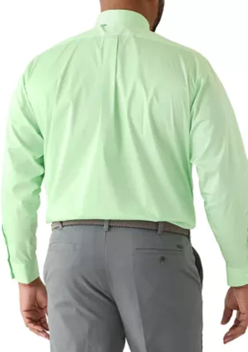 Men's Tall Button Down Shirt and Tie Set