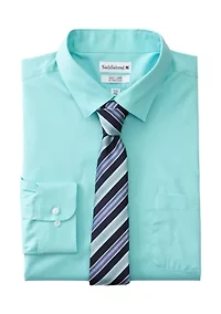 Men's Tall Shirt and Tie Set