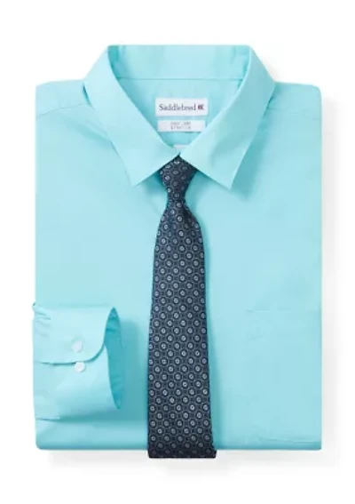 Men's Tall Fashion Shirt and Tie Box Set