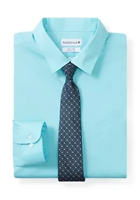 Men's Tall Fashion Shirt and Tie Box Set