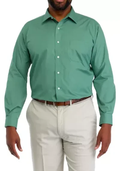 Big & Tall Fashion Solid Dress Shirt