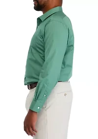 Big & Tall Fashion Solid Dress Shirt