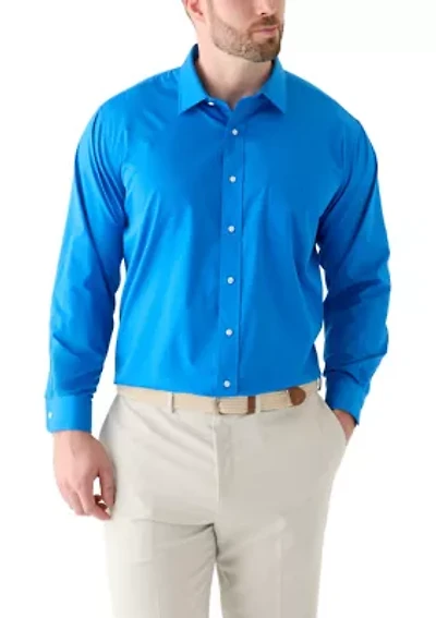Men's Big Solid Dress Shirt