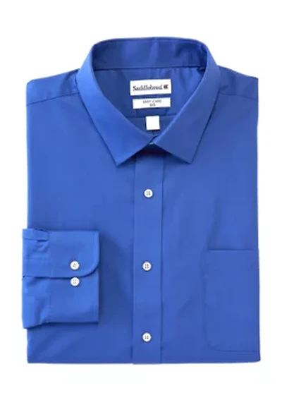 Men's Big Solid Collar Shirt