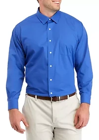 Men's Big Solid Collar Shirt