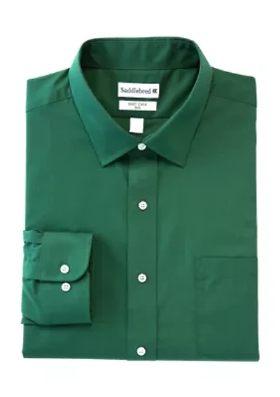 Men's Big Solid Stretch Collar Shirt