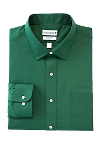 Men's Big Solid Stretch Collar Shirt