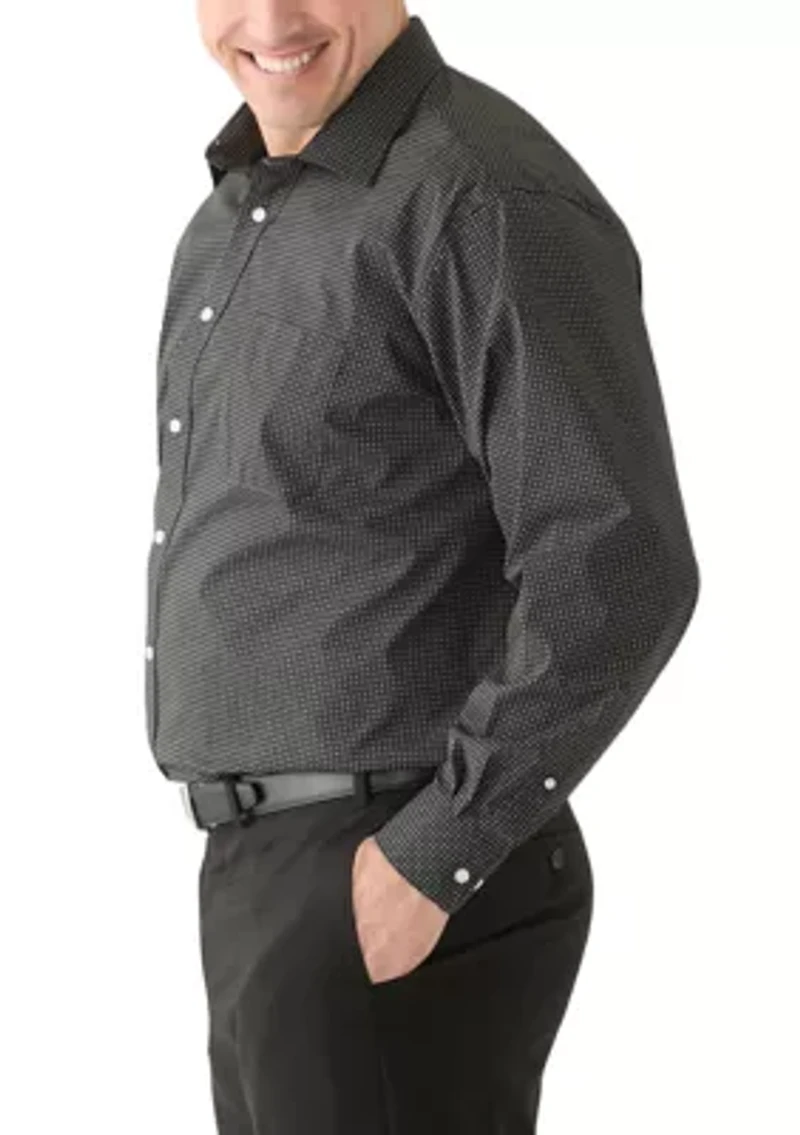 Big & Tall Printed Dress Shirt