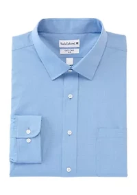 Men's Big Grid Stretch Collar Shirt