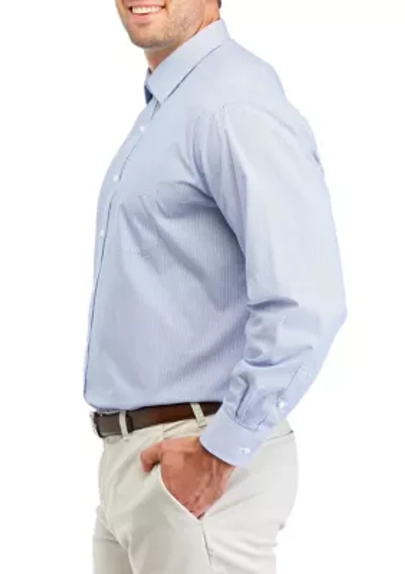 Men's Big Easy Care Stripe Stretch Collar Shirt
