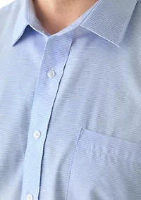 Men's Big Fashion Yarn Dye Dress Shirt