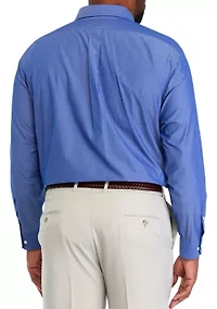 Men's Big Fashion Yarn Dye Dress Shirt