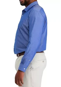 Men's Big Fashion Yarn Dye Dress Shirt