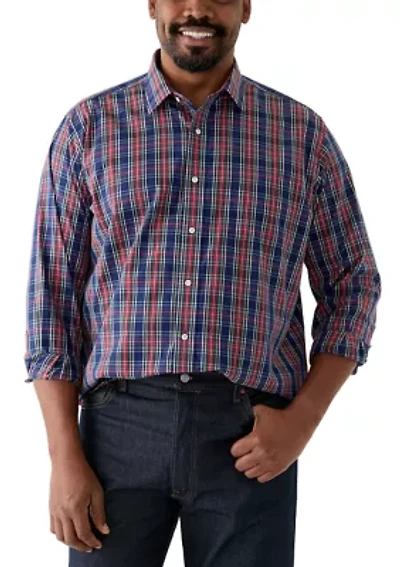 Big & Tall Tartan Yarn Dyed Shirt