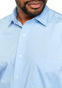 Big & Tall  Easy Care Stretch Collar Dress Shirt