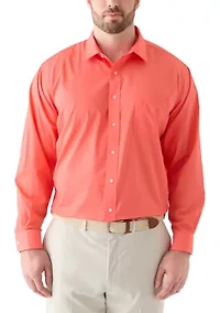 Big & Tall Fashion Solid Button Up Shirt