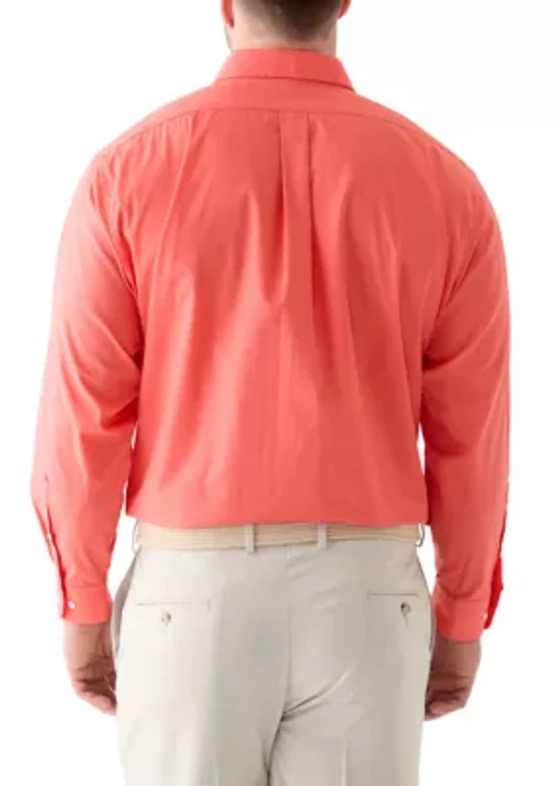 Big & Tall Fashion Solid Button Up Shirt