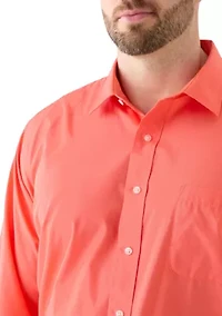 Big & Tall Fashion Solid Button Up Shirt