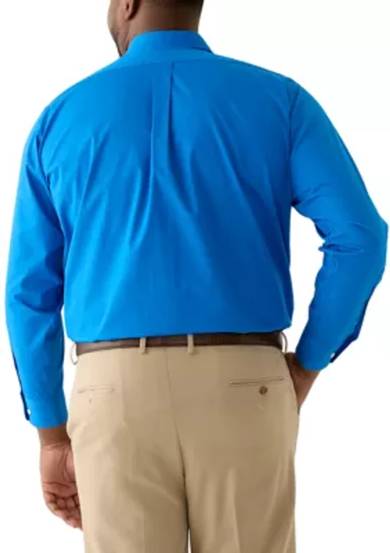 Men's Tall Solid Dress Shirt